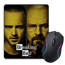 Mouse pad with print Breaking Bad Heroes