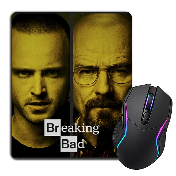 Mouse pad with print Breaking Bad Heroes