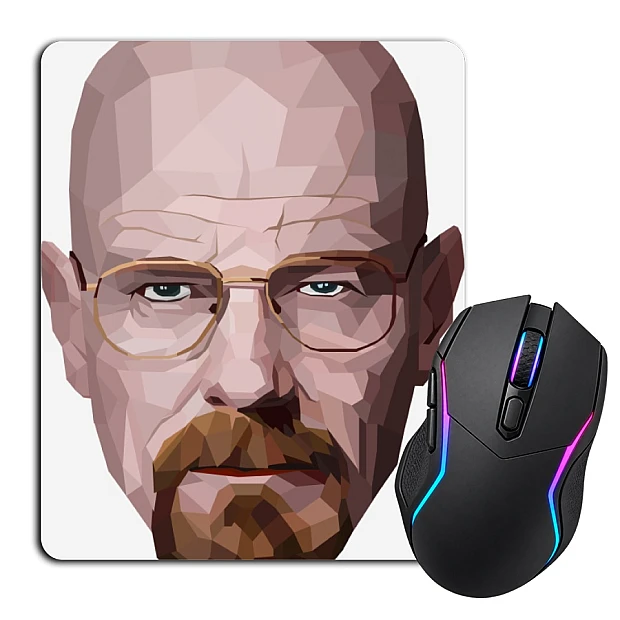Mouse pad with print Breaking Bad Walter White Modern Print
