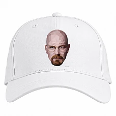 Baseball cap with Print Breaking Bad Walter White Modern Print - white