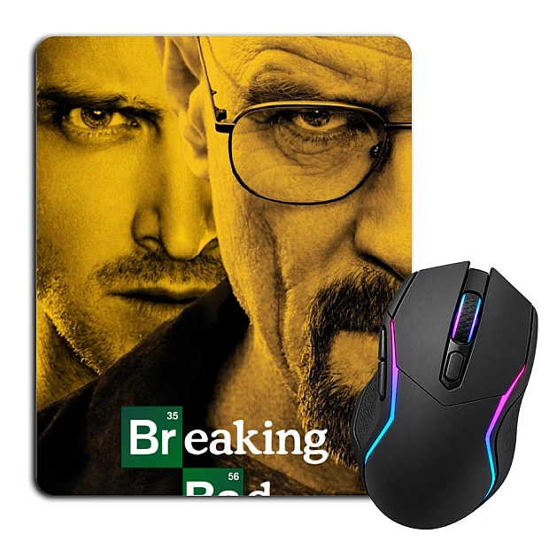 Mouse pad with print Breaking Bad Theme
