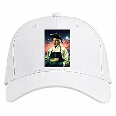 Baseball cap with Print Breaking Bad Walter White Cosmo Print - white