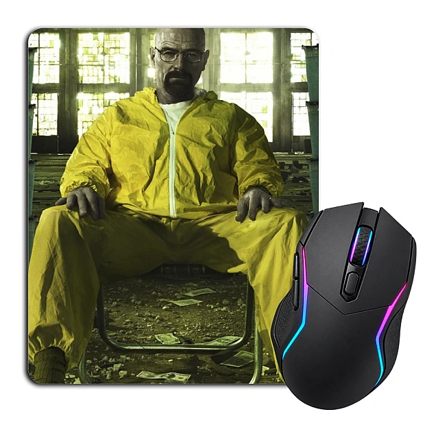 Mouse pad with print Breaking Bad Walter White Hero