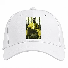 Baseball cap with Print Breaking Bad Walter White Hero - white