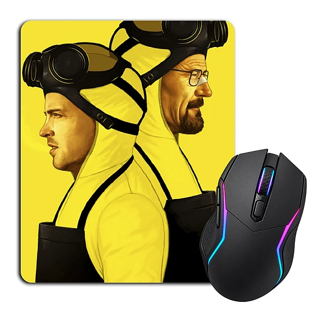 Mouse pad with print Breaking Bad Print Main Heroes