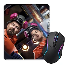 Mouse pad with print Breaking Bad Main Heroes Version