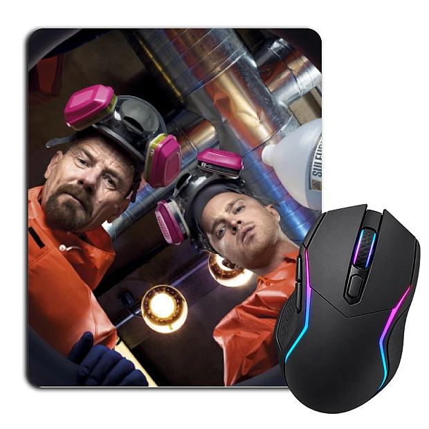 Mouse pad with print Breaking Bad Main Heroes Version