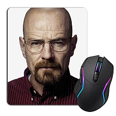Mouse pad with print Breaking Bad Walter White Face