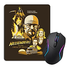 Mouse pad with print Breaking Bad Art Version