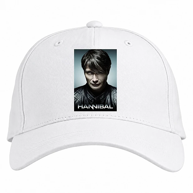 Baseball cap with Print Hannibal Hero - white