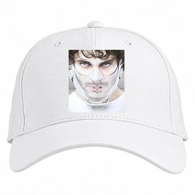 Baseball cap with Print Hannibal Print Hero - white