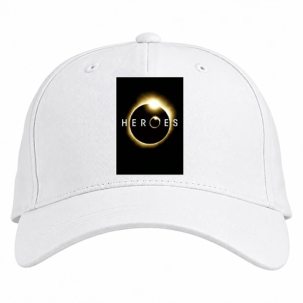 Baseball cap with Print Heroes Logo - white