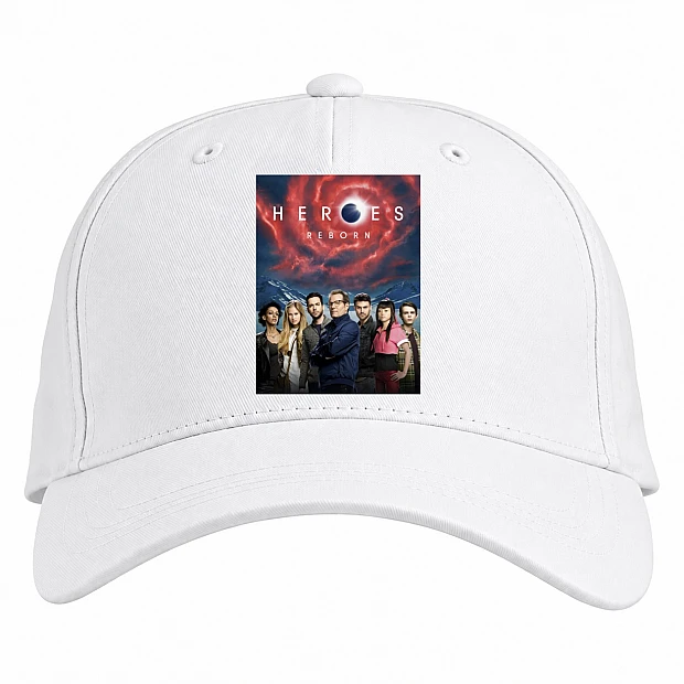 Baseball cap with Print Heroes Main Characters Print - white