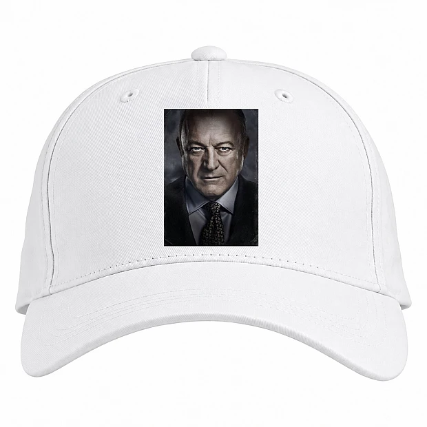 Baseball cap with Print Gotham Carmine Falcone - white