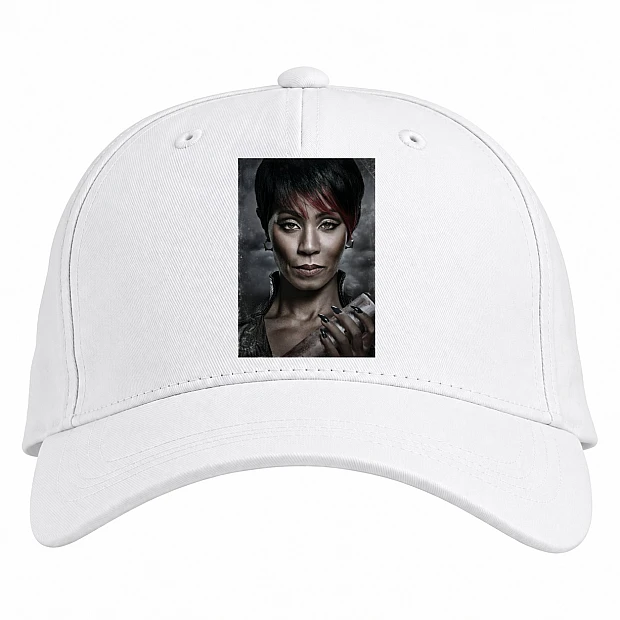 Baseball cap with Print Gotham Fish Mooney - white