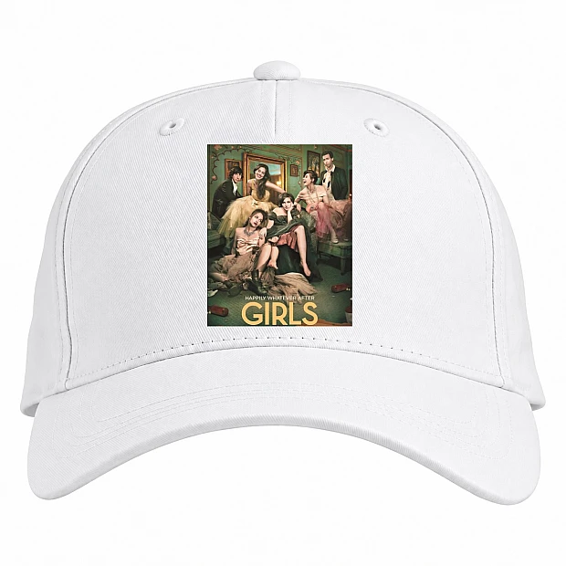 Baseball cap with Print Girls Characters - white