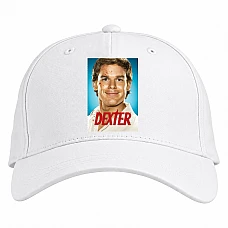 Baseball cap with Print Dexter Main Theme - white