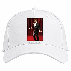 Baseball cap with Print Dexter Main Hero Print - white