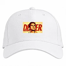 Baseball cap with Print Dexter Art - white