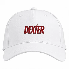 Baseball cap with Print Dexter Main Logo - white