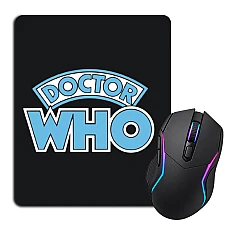 Mouse pad with print Doctor Who Logo