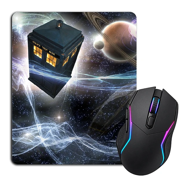 Mouse pad with print Doctor Who Tardis