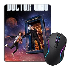 Mouse pad with print Doctor Who Theme