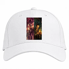 Baseball cap with Print Doctor Who Art Edition - white
