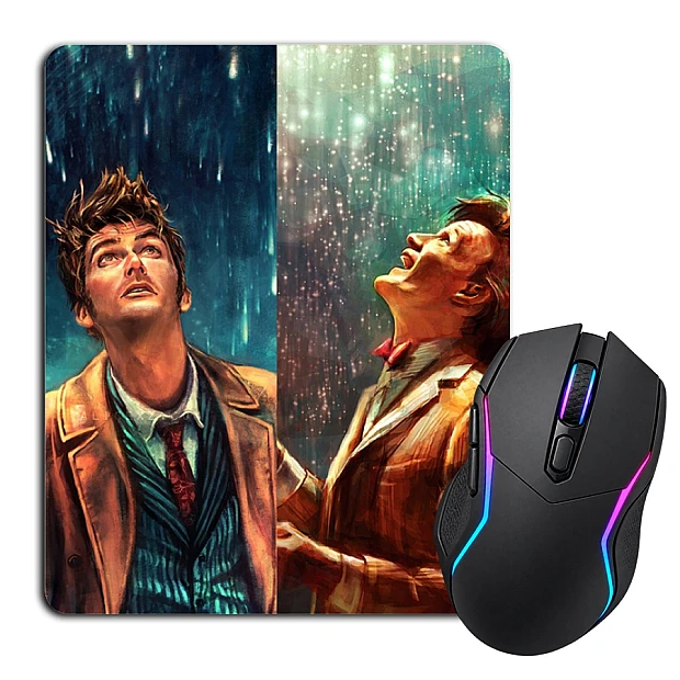 Mouse pad with print Doctor Who Editin Art