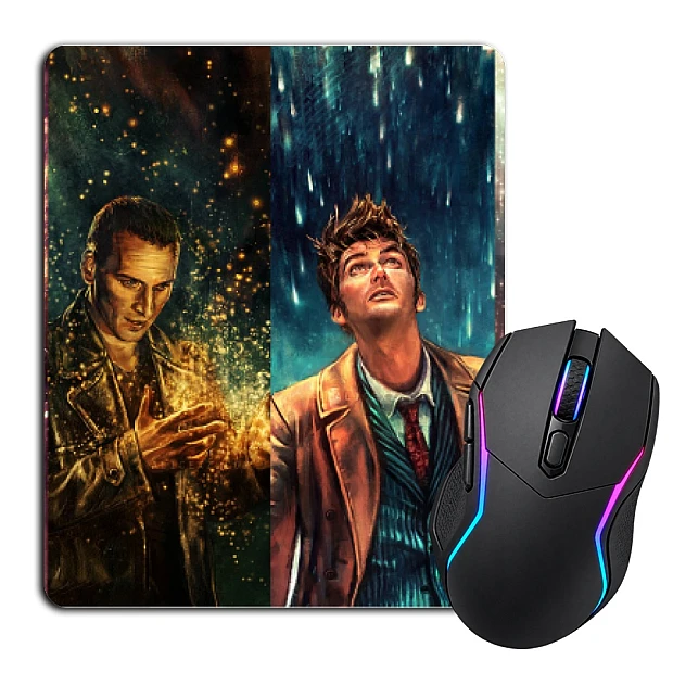 Mouse pad with print Doctor Who Heroes Art