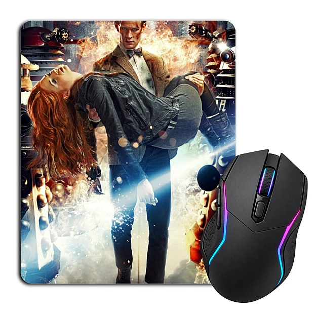 Mouse pad with print Doctor Who Superhero