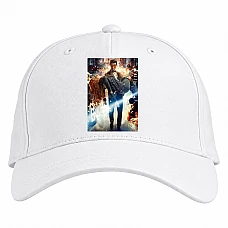Baseball cap with Print Doctor Who Superhero - white