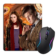 Mouse pad with print Doctor Who Characters