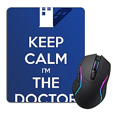Mouse pad with print Doctor Who Keep Calm