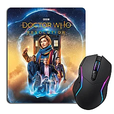Mouse pad with print Doctor Who Main Theme