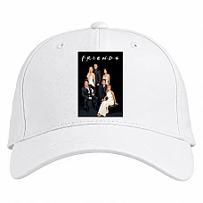 Baseball cap with Print Friends Edition - white