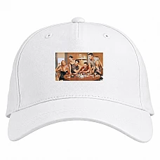 Baseball cap with Print Friends Version - white