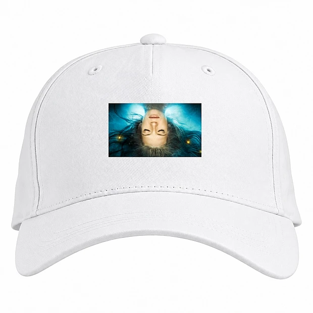 Baseball cap with Print Fringe Hero - white