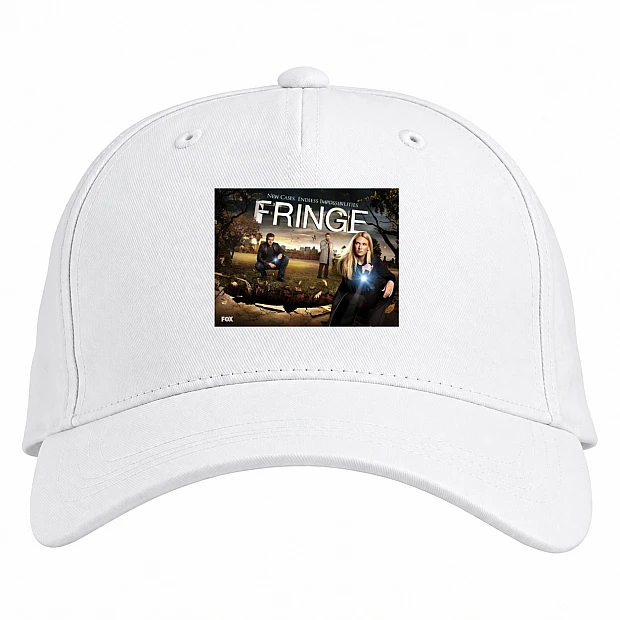 Baseball cap with Print Fringe Theme Print - white