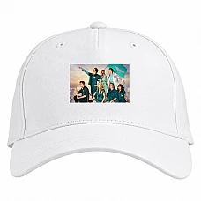 Baseball cap with Print Scrubs Heroes Print - white
