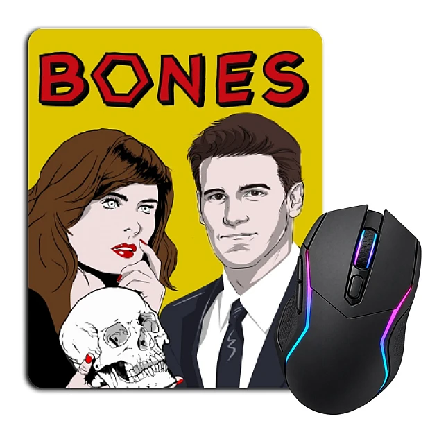 Mouse pad with print Bones Art Edition