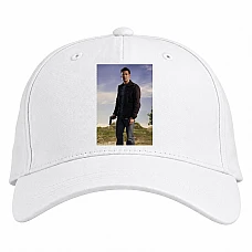 Baseball cap with Print Bones Hero - white
