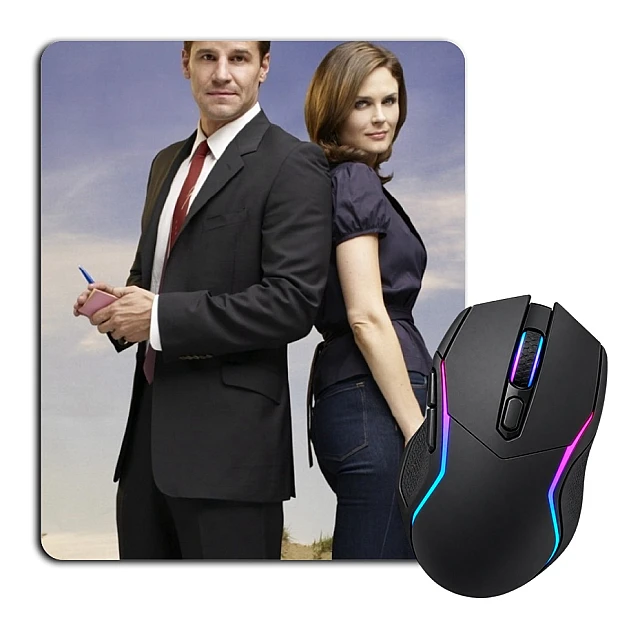Mouse pad with print Bones Main Heroes