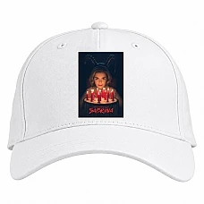 Baseball cap with Print Chilling Adventures Of Sabrina Print - white