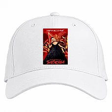 Baseball cap with Print Chilling Adventures Of Sabrina Hero - white