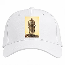 Baseball cap with Print The Mandalorian Ig-11 - white