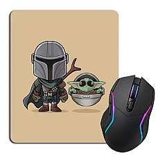 Mouse pad with print The Mandalorian Art Heroes