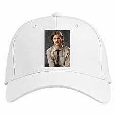Baseball cap with Print Criminal Minds Dr. Spencer Reid - white