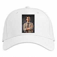 Baseball cap with Print Criminal Minds Dr. Spencer Reid Print - white