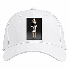 Baseball cap with Print Criminal Minds Penelope Garcia - white